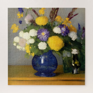 Calm Watercolor Botanische Kunst Puzzle