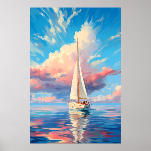 Calm Waters | AI Poster (Vorne)