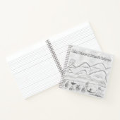 'Calm Waters in  Nature's Embrace' Spiral Notebook Notizblock (Innenseite)