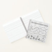 'Calm Waters in Nature's Embrace' Spiral Notebook Notizblock (Innenseite)