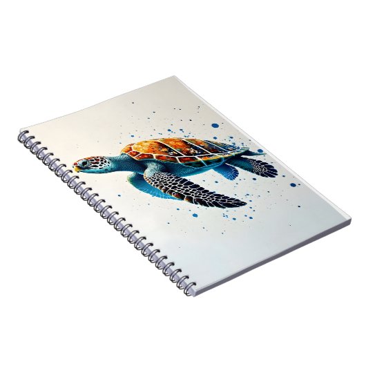 Calm Waters: Meeresschildkröten feiern Notizblock (Rechte Seite)