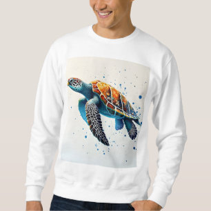 Calm Waters: Meeresschildkröten feiern Sweatshirt