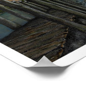 Calm Waters Sunset mit Seagulls Poster (Ecke)