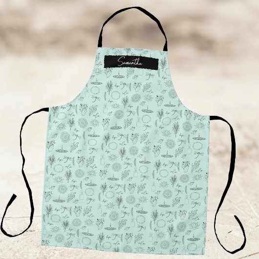 Calm & Wellness-Inspired for Home, Spa, or Studio Schürze