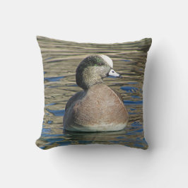 Calm Wild Bird Brown Duck Lake House Kissen