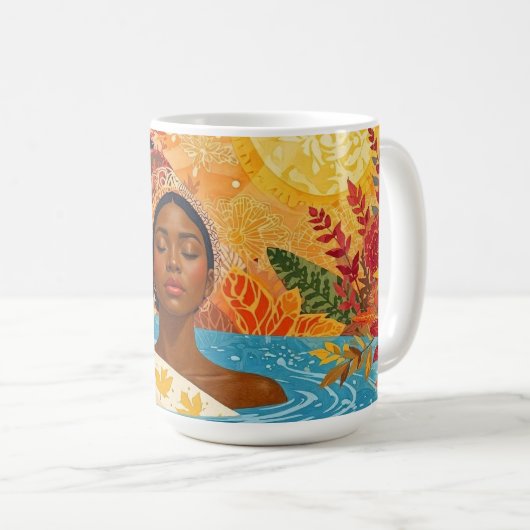 Calm Woman  Kaffeetasse (VorderseiteRechts)