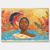 Calm Woman Magnet (Vorderseite)