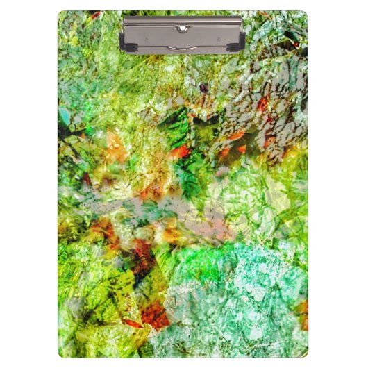 Calm yellow abstract clipboard,sunshiny abstract klemmbrett (Vorderseite)