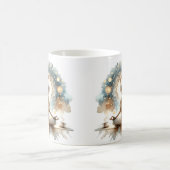 Calm Yoga Pose Kaffee Tee Tasse geblasen Creme (Mittel)