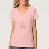 Calm Zen & Balance – Minimalist Spiritual Design T-Shirt (Vorderseite)