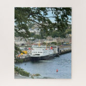 Calmac Ferry auf Rothesay, Insel Bute, Schottland Puzzle (Vertikal)