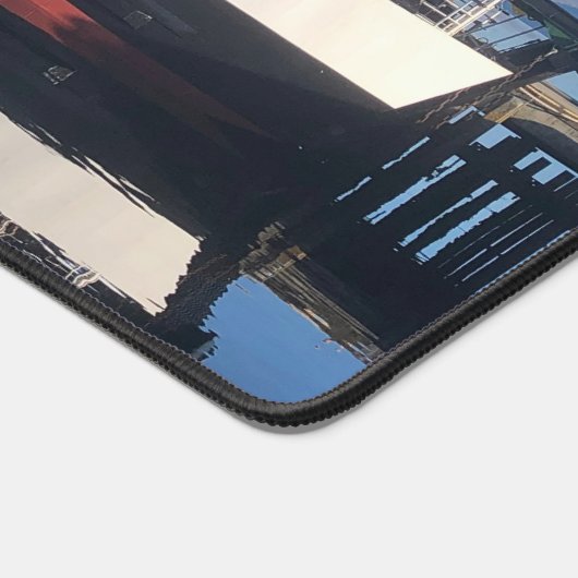 Calmac Ferry Mooring in Rothesay Schottland Schreibtischunterlage (Ecke)