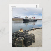 Calmac Ferry Sailing Islay in Schottland Postkarte (Vorne/Hinten)