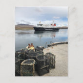 Calmac Ferry Sailing Islay in Schottland Postkarte (Vorderseite)