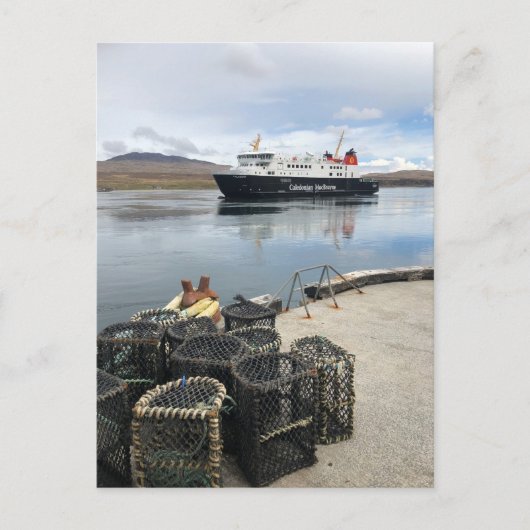 Calmac Ferry Sailing Islay in Schottland Postkarte (Vorderseite)