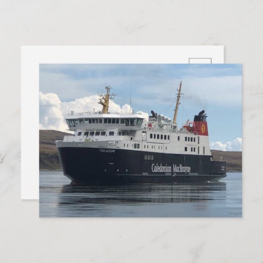 Calmac Ferry Sailing Islay in Schottland Postkarte (Vorne/Hinten)