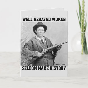 CALMANITY JANE (Cowgirl) GEBURTSTAGSKARTEN FÜR SIE Karte