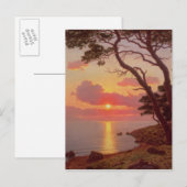 Calme de Soir, Cote d'Azur Postkarte (Vorne/Hinten)