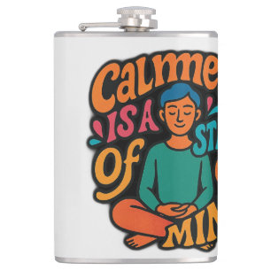 Calmess ist ein Staat des Geistes - die Yogi Zen v Flachmann