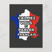Calmez Vous et parler en Français Postkarte (Vorderseite)