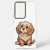 Calmin hund auf meiner HandyŌ Samsung Galaxy Hülle (Rückseite)