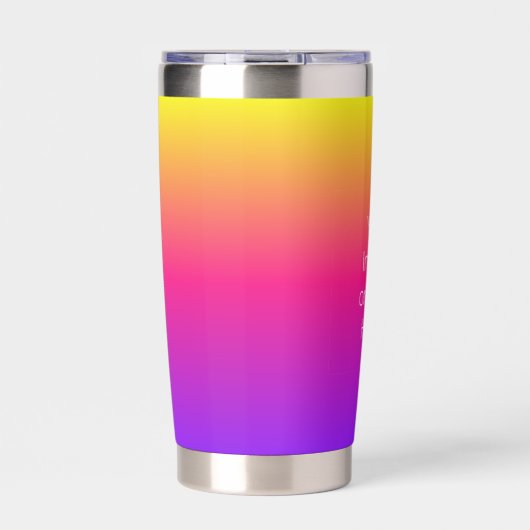 Calming Abend Gradient Personalisieren Thermobecher (Vorderseite)