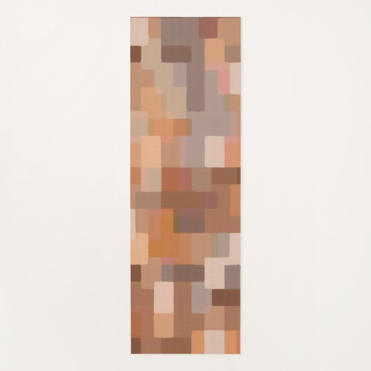 Calming Abstract Birch Yoga Mat Yogamatte (Vorderseite)