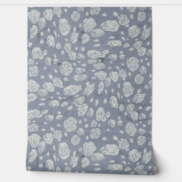 Calming Blue Floral Waters Baby Kinderzimmer Tapete