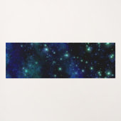 Calming Blue Galaxy Yogamatte (Rückseite (Horizontal))