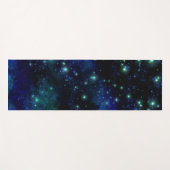 Calming Blue Galaxy Yogamatte (Vorderseite (Horizontal))