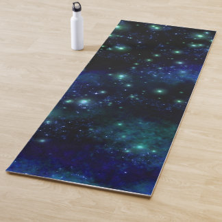 Calming Blue Galaxy Yogamatte