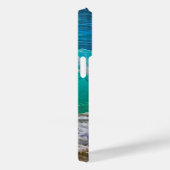 Calming Blue Ocean Waves Beach Art Case-Mate iPhone Hülle (Rückseite / Rechts)