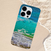 Calming Blue Ocean Waves Beach Art iPhone Hülle