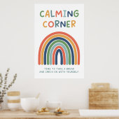 Calming Corner Classroom Poster (Küche)