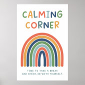Calming Corner Classroom Poster (Vorne)