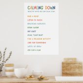 Calming Corner Classroom Poster (Küche)