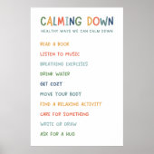 Calming Corner Classroom Poster (Vorne)