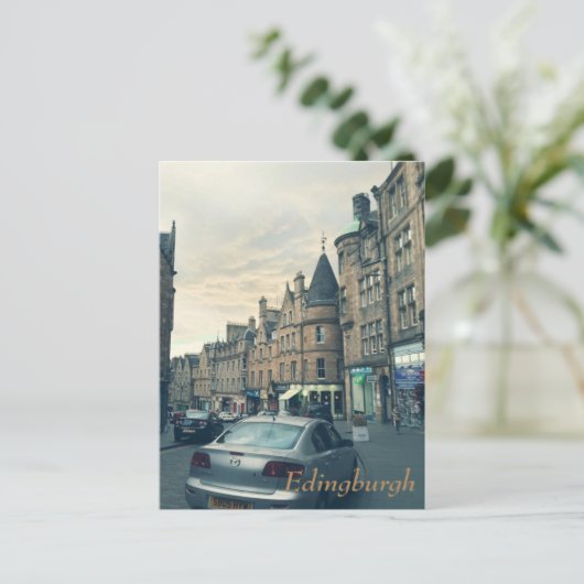 Calming Edinburgh Postkarte (Stehend Vorderseite)