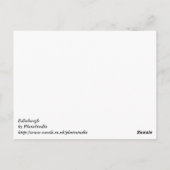 Calming Edinburgh Postkarte (Rückseite)