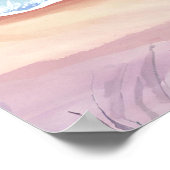 Calming Golf of America Beach Szene Poster (Ecke)