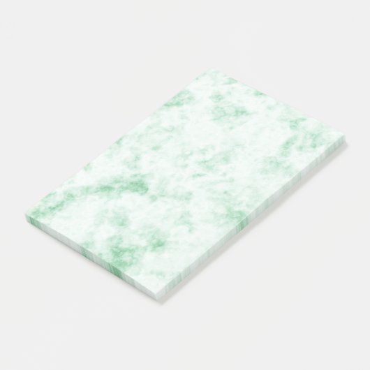 Calming Green Marble Post-It Notes Klebezettel (angewinkelt)
