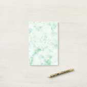 Calming Green Marble Post-It Notes Post-it Klebezettel (Auf Schreibtisch)