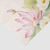 Calming Lotus Blume im Wasser Seidenpapier (Ausschnitt)