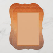 Calming Ombre Gradient Orange Sunset Mosaik Einladung (Vorne/Hinten)