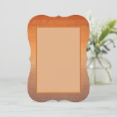 Calming Ombre Gradient Orange Sunset Mosaik Einladung (Stehend Vorderseite)