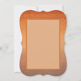 Calming Ombre Gradient Orange Sunset Mosaik Einladung