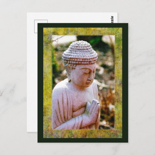 Calming Praying Buddha Postkarte (Vorne/Hinten)