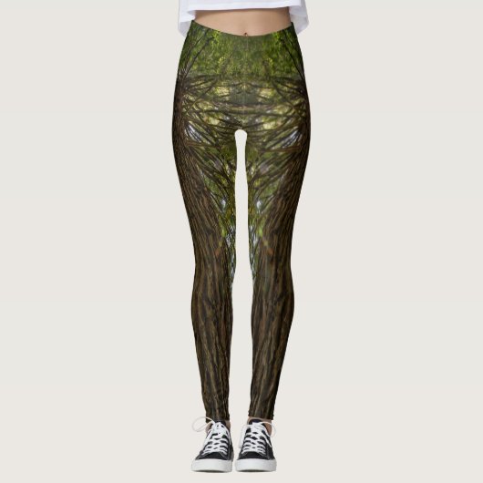 Calming Sequoia Nature Foto Legging Leggings (Vorderseite)