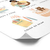 Calming Techniques Gefühle Emotionen Klassenzimmer Poster (Ecke)