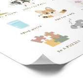 Calming Techniques Poster Kids Room Decke (Ecke)